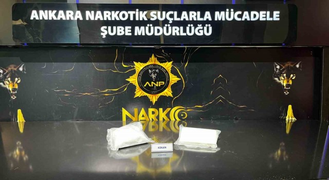 Ankara'da 2 kilo 279 gram kokain ele geçirildi