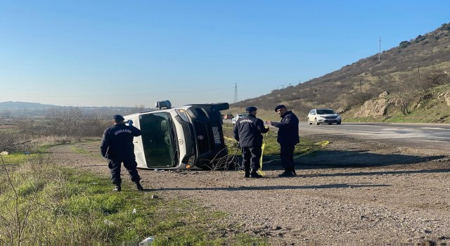 Balıkesirde trafik kazası; 1 ölü 8 yaralı