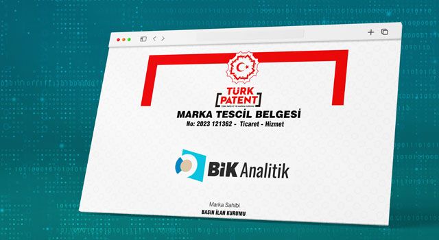 Basın İlan Kurumu'nun BİK Analitik Yazılımı Tescillendi