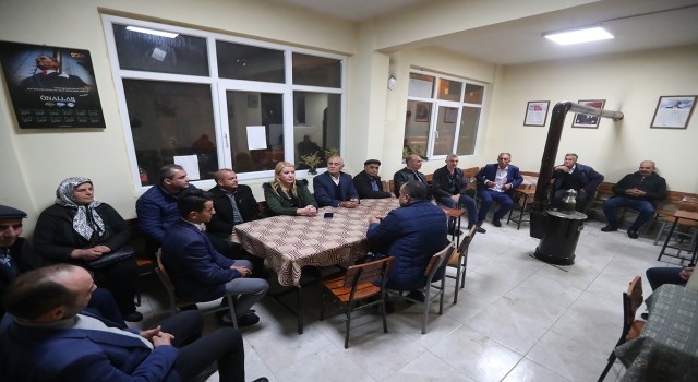 Başkan Doğan yeni yılın ilk gününde vatandaşlarla buluştu