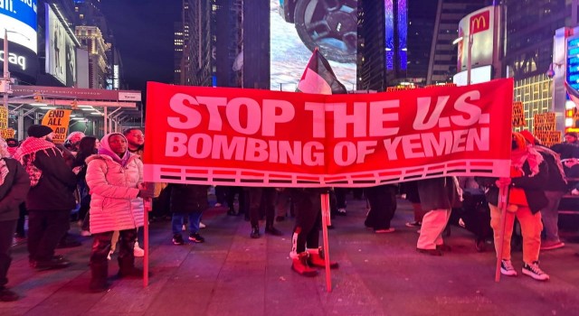Beyaz Saray ve New Yorkta “Yemen” protestosu