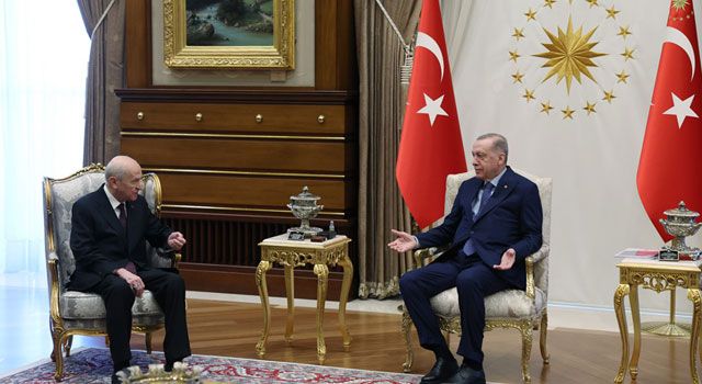 Cumhurbaşkanı Erdoğan, MHP Genel Başkanı Bahçeli ile görüştü