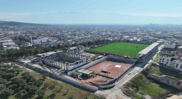 Demirtaş Spor Kompleksindeki çalışmalar hızlandı