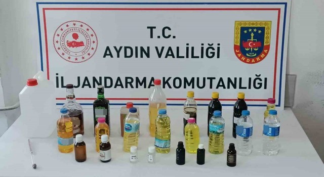 Efelerde kaçak içki operasyonu