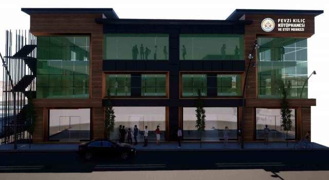 Erenlerde o Kütüphane ve Etüt Merkezi projesi için ilk kazma vuruluyor