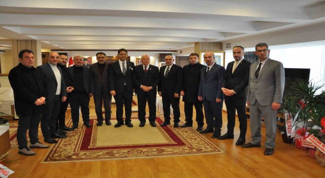 Erzurum Ticaret Borsası yönetiminden Başkan Sekmene ziyaret