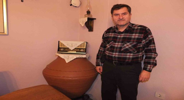 Eski yağ küpleri mekanlara süs oldu