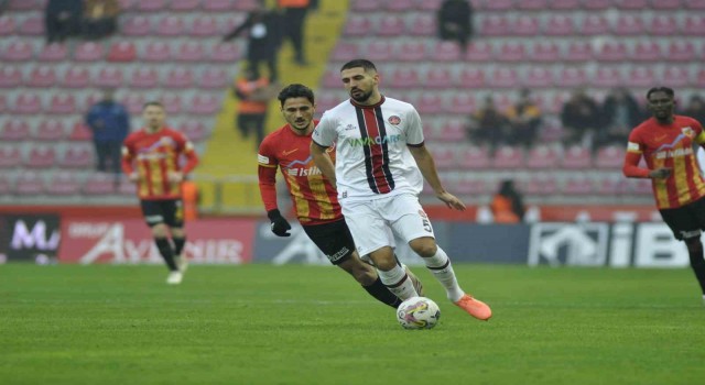 Fatih Karagümrük ile Kayserispor 7. randevuda