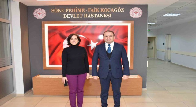 İl Sağlık Müdürü Şenkul, Sökedeki hastanede incelemelerde bulundu