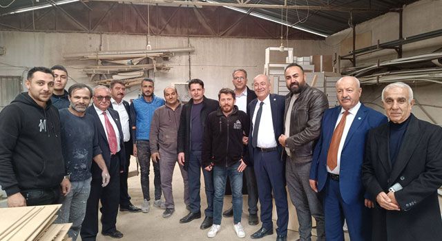 İYİ Parti Osmaniye Belediye Başkan Adayı Koca, sanayi esnafıyla buluştu