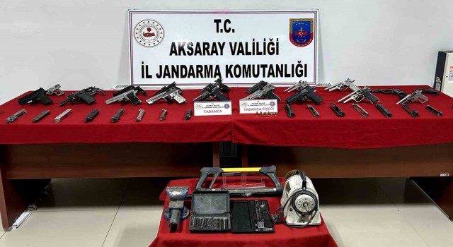 Kaçak silah ticaretine jandarma darbesi