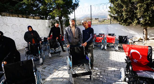 Kahramanmaraş'ta Engelli Vatandaşlara Tekerlekli Sandalye Desteği