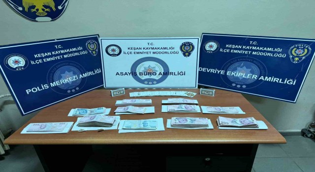 Keşanda kumar oynadıkları belirlenen 11 kişiye 44 bin 605 TL ceza kesildi