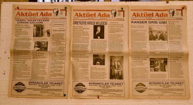 Kuşadasında 10 Ocak Çalışan Gazeteciler Gününe özel sergi