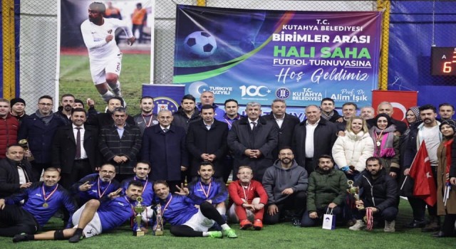 Kütahyada Birimler Arası Halı Saha Futbol Turnuvası düzenlendi