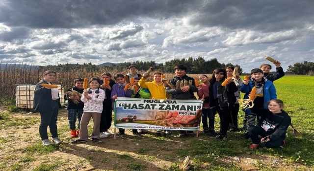 Marmarisli öğrencilerden ‘Hasat zamanı ‘projesi