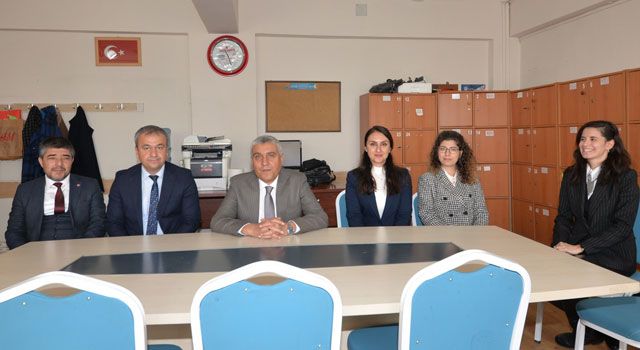 Müdür Albak, Okul İnşaatını Yerinde Denetledi