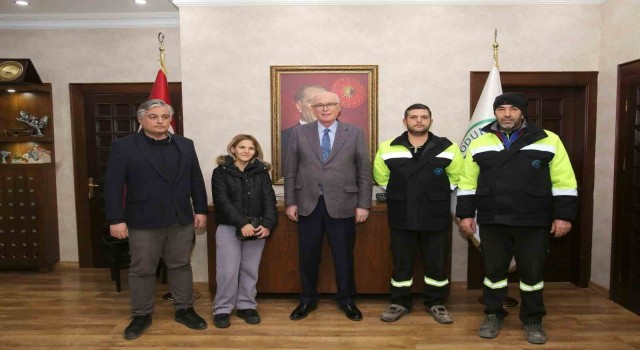 Örnek davranış sergileyen Odunpazarı Belediyesi personeline teşekkür