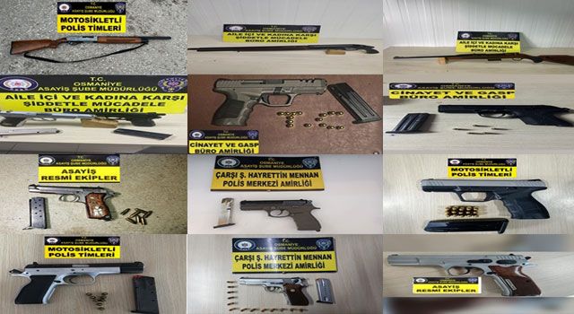 Osmaniye'de 113 Kişi Yakalandı, 24 Kişi Tutuklandı