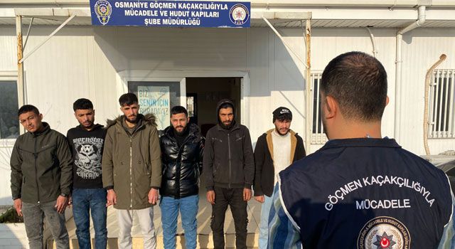 Osmaniye'de 6 Düzensiz Göçmen Yakalandı