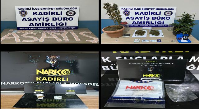 Osmaniye'de asayiş operasyonu: 10 kişi tutuklandı