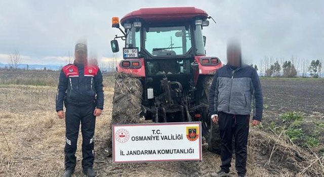 Osmaniye'de Çalınan Traktör 40 Saat Sonra Bulundu