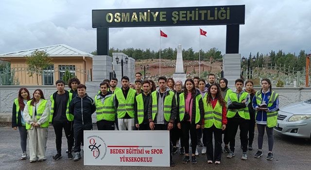 Osmaniye'de Şehit Kabirleri Temizlendi ve Ağaçlandırıldı