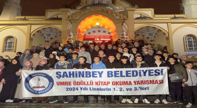 Şahinbeyde 174 öğrenci umreye uğurlandı