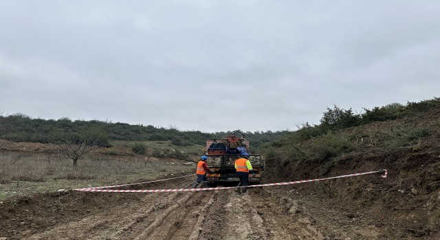 Sakaryanın ikinci güneş enerji santralinde saha çalışmaları sürüyor