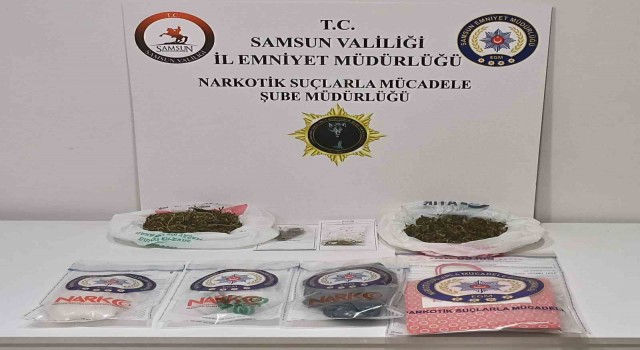 Samsunda esrar ele geçirildi: 2 gözaltı