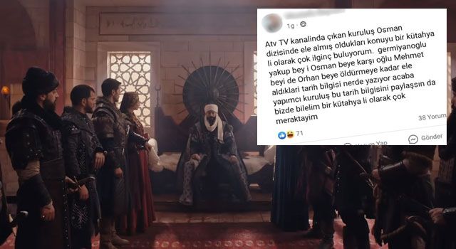 Tarihi Diziye “Germiyanoğulları” Tepkisi