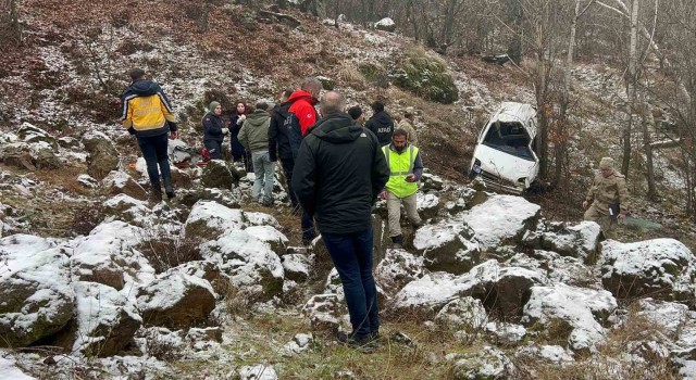 Tuncelide trafik kazası: 1 ölü, 1 yaralı