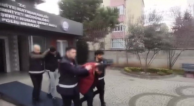 Ümraniyede tartıştığı kişilerin üzerine aracını süren sürücü ile iki şüpheli yakalandı