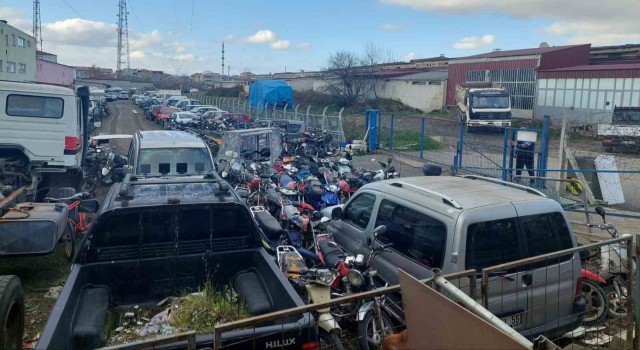 73 tescilsiz motosiklet trafikten men edildi