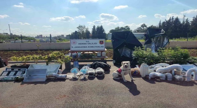 Adana'da iklimlendirme sistemli uyuşturucu üretimine 5 gözaltı