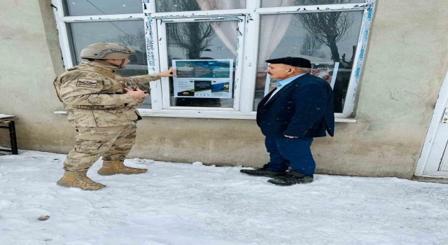 Ağrıda dolandırıcılık suçlarına karşı jandarma bilgilendirme yaptı