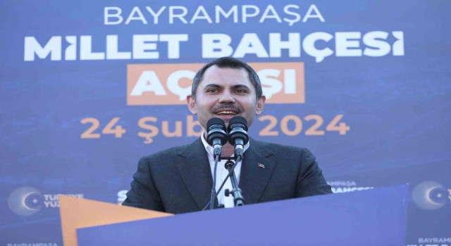 AK Parti İBB Başkan Adayı Kurum: “Bu Millet Bahçesinin ismi Necmettin Erbakan Millet Bahçesi olmuştur”