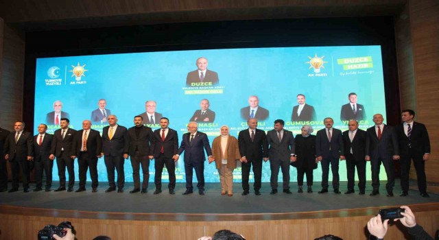 AK Partinin Düzce Belediye başkan adayları tanıtıldı