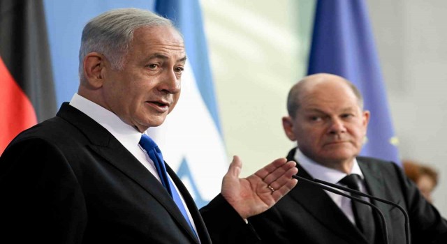 Almanya Başbakanı Scholz'dan Netahyahu'ya iki devletli çözüm vurgusu