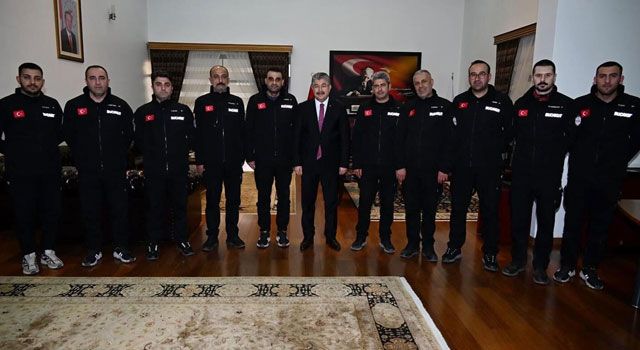 Arama Kurtarma Ekibinden Vali Yılmaz’a Ziyaret