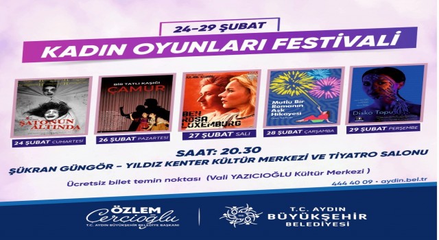 Aydın Büyükşehir, ‘Kadın Oyunları Festivaline ev sahipliği yapacak