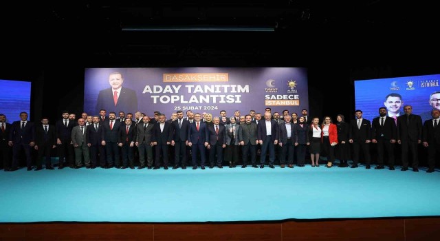 Başakşehirde Cumhur İttifakı meclis üyesi adayları tanıtıldı