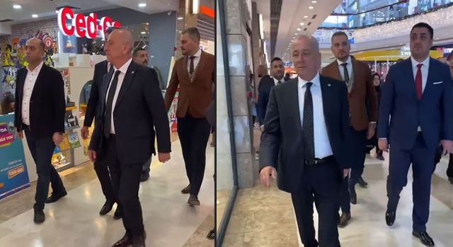 Başkan Adayı Koca, AVM Esnaflarını Ziyaret Etti