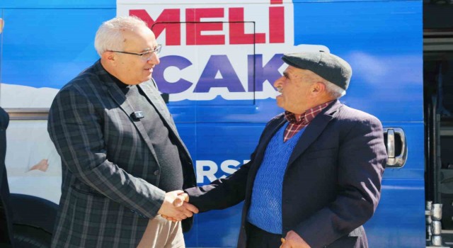 Başkan Arslan, Çameliyi karış karış gezerek projelerini anlatıyor