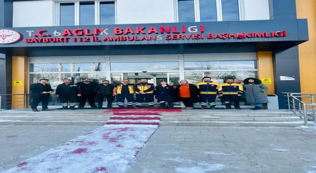 Bayburtta sağlık personellerince beyaz kod tatbikatı gerçekleştirildi