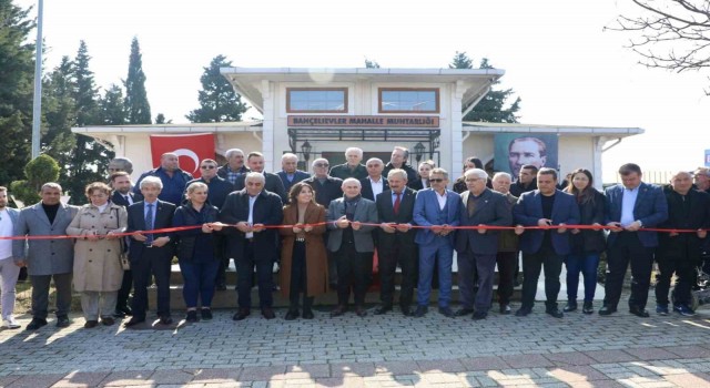 Büyükçekmece Bahçelievler mahalle muhtarlığı törenle açıldı