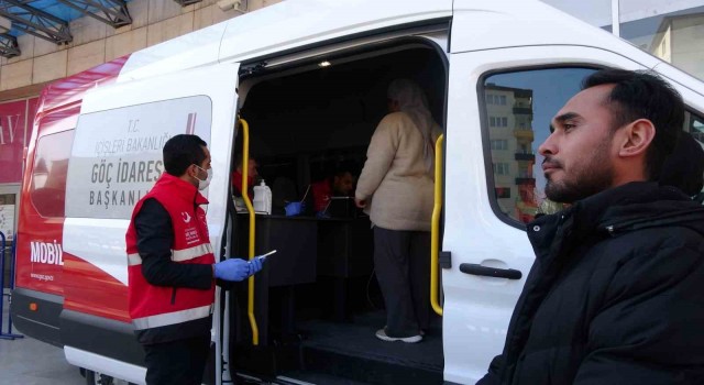 Çankırıda düzensiz göçmenlere yönelik mobil göç noktası aracı hizmete başladı