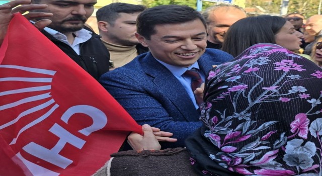 CHP Marmaris Belediye Başkan adayı Acar Ünlüye görkemli karşılama