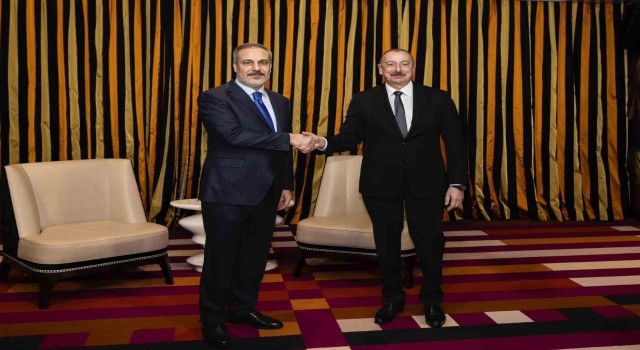 Dışişleri Bakanı Fidan, Azerbaycan Cumhurbaşkanı Aliyev ile görüştü