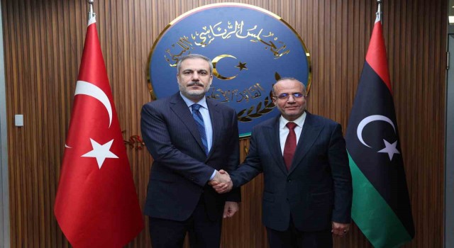 Dışişleri Bakanı Fidan, Libya Başkanlık Konseyi Başkan Yardımcısı El-Lafi ile görüştü